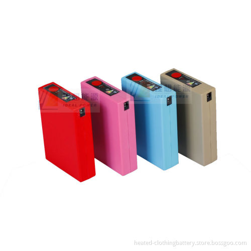 3.7v 3000mah Li-ion Temperature Adjustable Heated Vest Li-ion Battery Packs